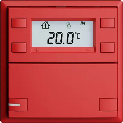 Pulsante RTH INC KNX 1×EDIZIOdue F berry, con LED RGB 