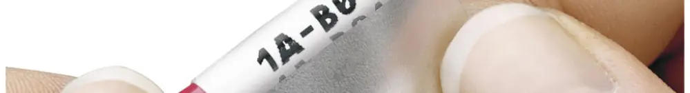Markierband 25.4×38.1mm à 200 Markierungen weiss 