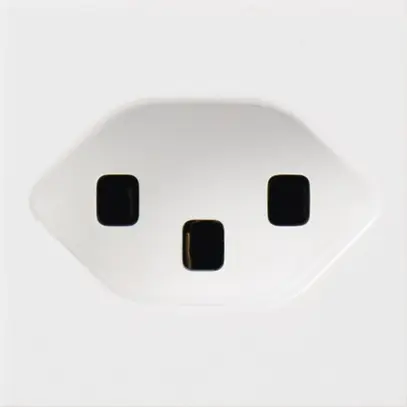 Prise INC ATO T23 blanc 2 modules 