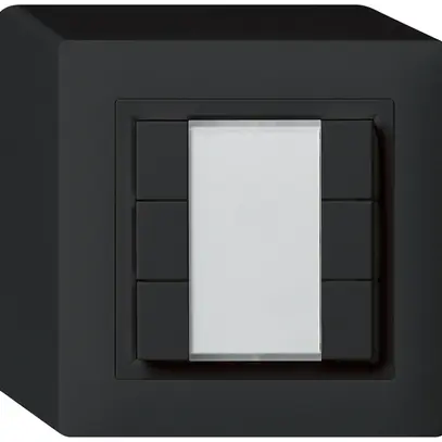 Poussoir universel AP 6×kallysto sans LED noir 