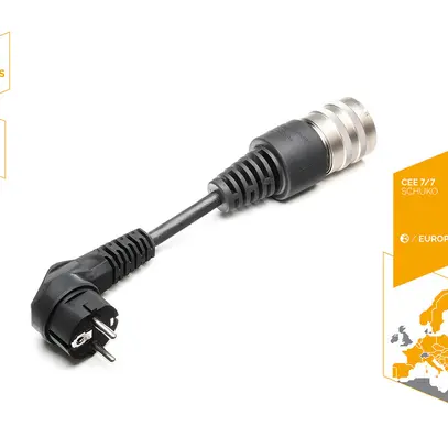 JUICE Adaptateur CEE 7/7 (prise Schuko) JUICE CELSIUS pour JUICE BOOSTER 