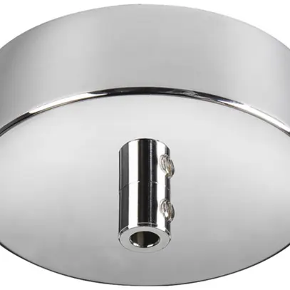 Rosace de plafond AP SLV FITU adaptateur de raccordem.luminaire Ø90×26mm chrome 