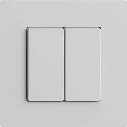 Interruttore 2K/2T WLAN Edue Wiser grigio chiaro 