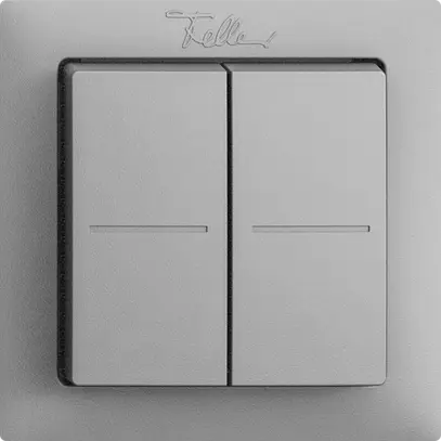 Poussoir RF Bluetooth Feller EDIZIOdue F, Low Energy, 4K/2T, sans piles, si 