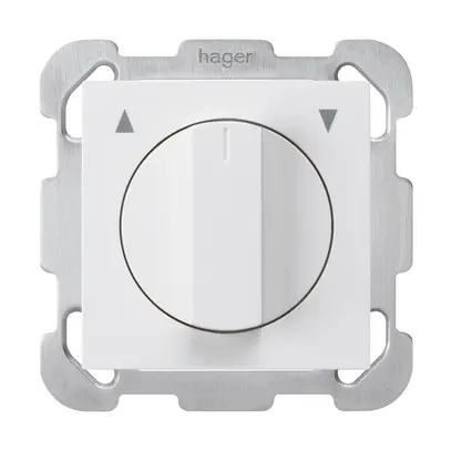 Interruttore/tasto rotativo INC per tapparella kallysto bianco 
