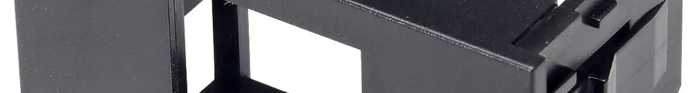 Module Keystone Cecoflex pour système de montage AV, vide, noir 