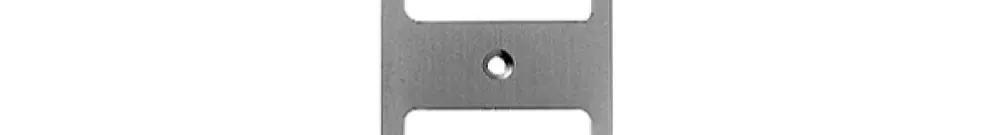 Cadre de fixation FH 1×2 FLF blanc 