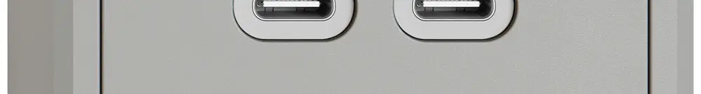 Prise de charge USB AP EDIZIO.liv SNAPFIX® 230VAC 18W 2×USB C grc 