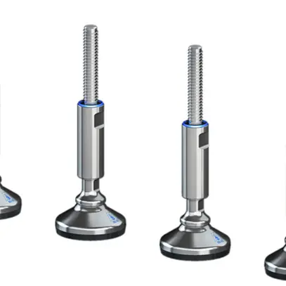 Pied de nivellement Rittal HD 4000.240 175mm acier affiné 4pcs 
