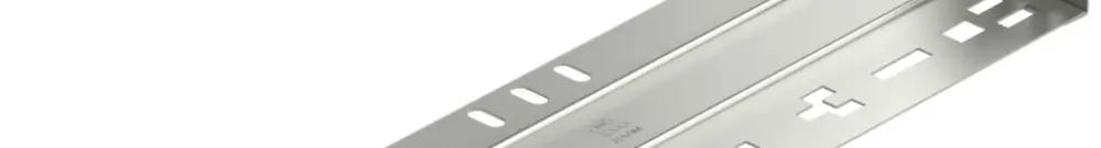 Pezzo di collegamento Bettermann con raccordo rapido 60×400mm, A2, 1.4301, 2B 