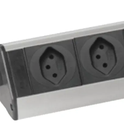 Tischanbaumodul 3×T13+2×RJ45/s Kat.6 Dock Desk Data Terminal2 