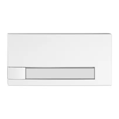 Poussoir 1/2 EDIZIO.liv KNX et UNI a.SNAPFIX® s.LED a.étiquette comm.1T bc 