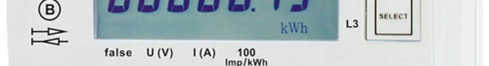 Compteur d'énergie AMD Eltako DSZ15DZE 3LN directe 10A optique 4UM S0 