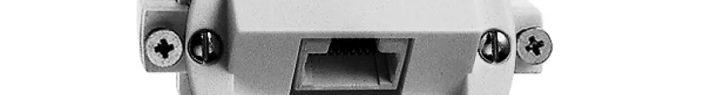 Scatola di raccordo INC stand. 1×RJ45 bianco 