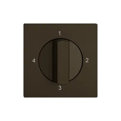 Montageset EDIZIO.liv SNAPFIX® f.Drehschalter m.Griff 4-1-2-3 br 