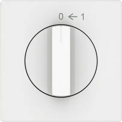 Contact pivotant EDIZIO.liv SNAPFIX® 0<-1/1P avec manette rotative bc 