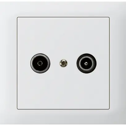 Prise de passage INC kallysto TV-R 19dB blanc 