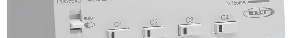 REG-Controller Hager TYAS664D KNX Secure/DALI Broadcast 4-Kanal RGB(T)W 230V 