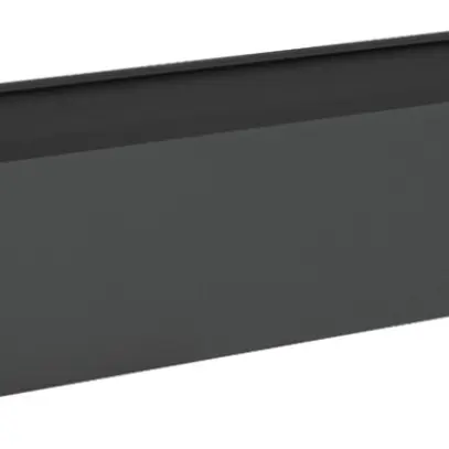 Socle Hager univers 200×1050×275mm pour armoire FR noir RAL 9005 