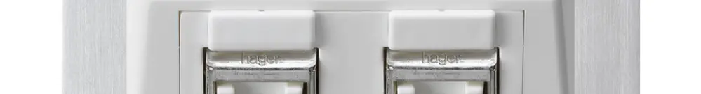 Kit de montage ENC kallysto B cat.6 2RJ45/s blanc 