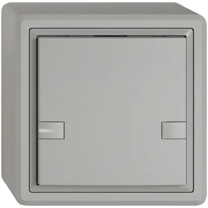 Pulsante KNX RGB AP EDIZIO.liv SNAPFIX® sensore temp.RGB-LED 1× com.2T grc 