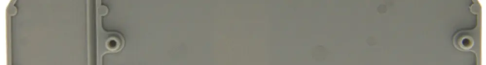 Parete divi/d'estremità 2.5mm² grigio per F W35330/35340/35360 