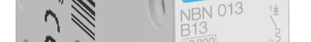 Leitungsschutzschalter Hager MCB 1P 230V Typ B 13A Icn 10kA Icu 15kA 1TE 