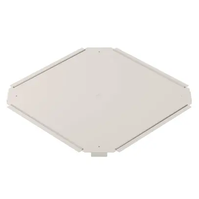 Coperchio BET RKD per pezzo a croce 300mm acciaio affinato A4 grezzo 