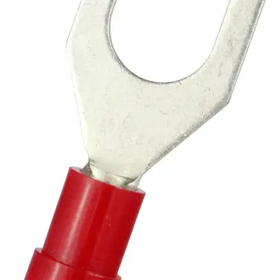 Capocorda a compressione Ferratec KSP a forcella M4 PC 0.5…1.5mm² rosso 