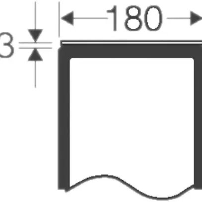 Verschlussplatte grau 180mm für Apparategehäuse Enystar 