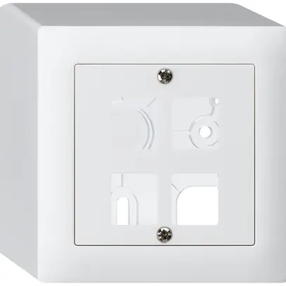 Kit frontale AP kallysto Q per 4 moduli bianco 
