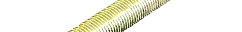 Tubo filettato Elektrogros acciaio zincato giallo con filetto M10×1 L=100mm 