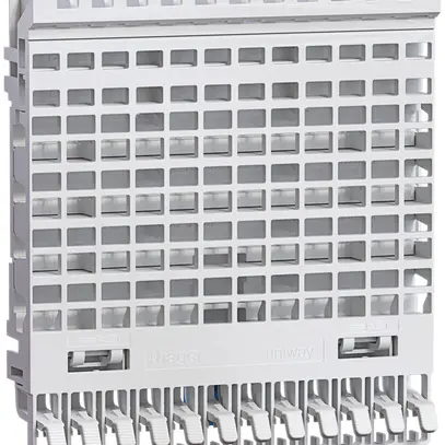 Zoccolo a innesto Hager uniway 125A 108mm 12 posti per barre 10×3mm 8 pezzi 