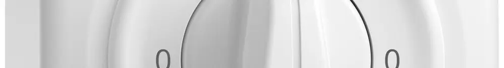 Interruttore rotativo AP STANDARDdue SNAPFIX® manopola commutatore 2/1L bi 