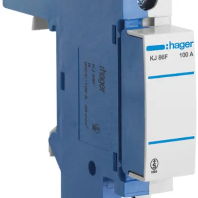 Elemento di alimentazione Hager DIN00 100A N 44/51mm SN in basso 