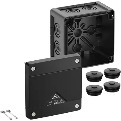 AP-Abzweigdose Spelsberg Abox Pro 040-L/sw 102×102×70mm IP69 sz 