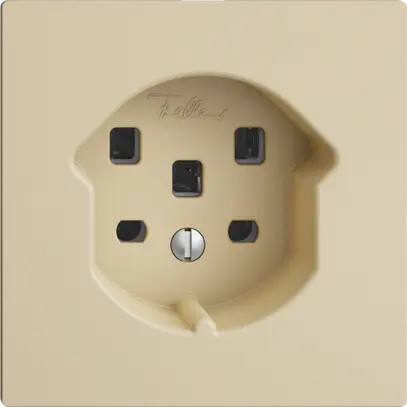 Presa EDIZIOdue T25 16A vanille, con morsetti innest. 