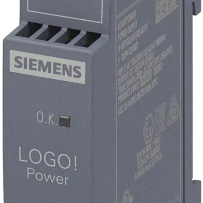 Alimentazione Siemens LOGO!POWER, IN:100…240VAC, OUT:12VDC/0.9A, 1UM 