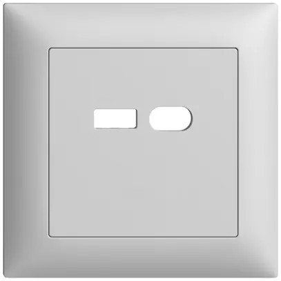 UP-Montageset Feller EDIZIOdue für Steckdose USB 18W Typ A + Typ C hellgrau 