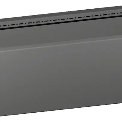 Copertura zoccolo Rittal VX 8660.044 200mm set laterale nero acciaio 2pz 