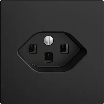 Prise ENC EDIZIOdue T23 16A noir avec bornes enf. 