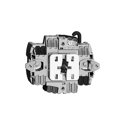 Interrupteur pour lumière+ventilation FH 3+3/1L, contrôle, LED jaune 