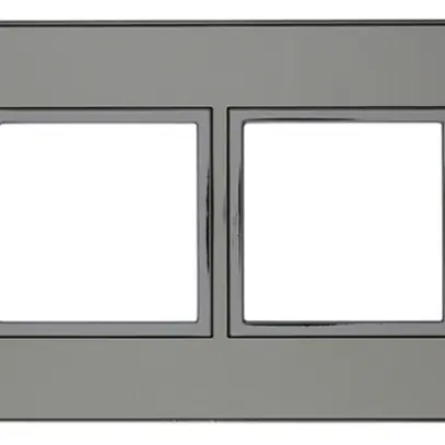 Intestazione INC Legrand Arteor 1×4 orizzontale 269×92mm Stainless Steel 