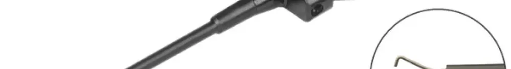 Morsetto KLEPS 30 4mm sistema, nero 