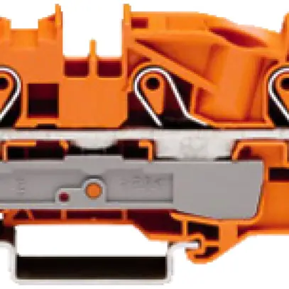 Morsetto di passaggio WAGO Top Job-S 16mm² 3L arancione serie 2016 