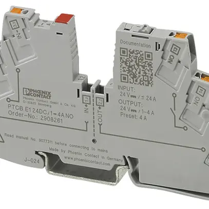 Interruttore di protezione Phoenix Contact PTCB E1 24DC/1…4A NO 