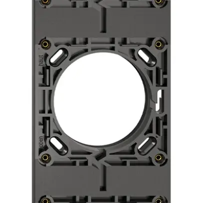 En-tête NUP Feller NEVO, 3×1, pour appareils N.CO, noir 