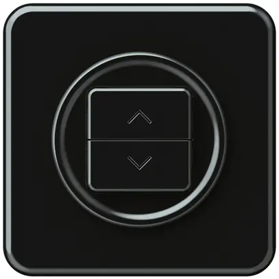 Poussoir stores ENC origin 1P 2×touches 92×92mm noir 