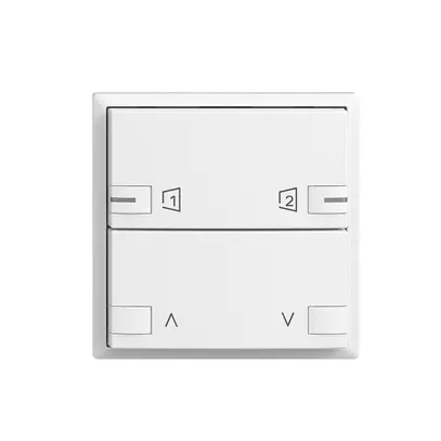 Placca frontale EDIZIOdue zepAIR motore 1C S1/S2 con LED bianco 