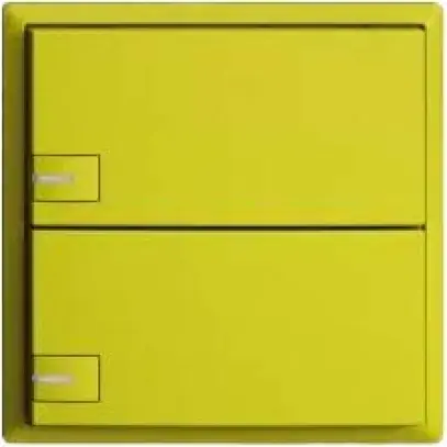 Pulsante KNX RGB EDUE, 250mW, c.LED RGB, 2×pulsante, com.1×tasto, lem 
